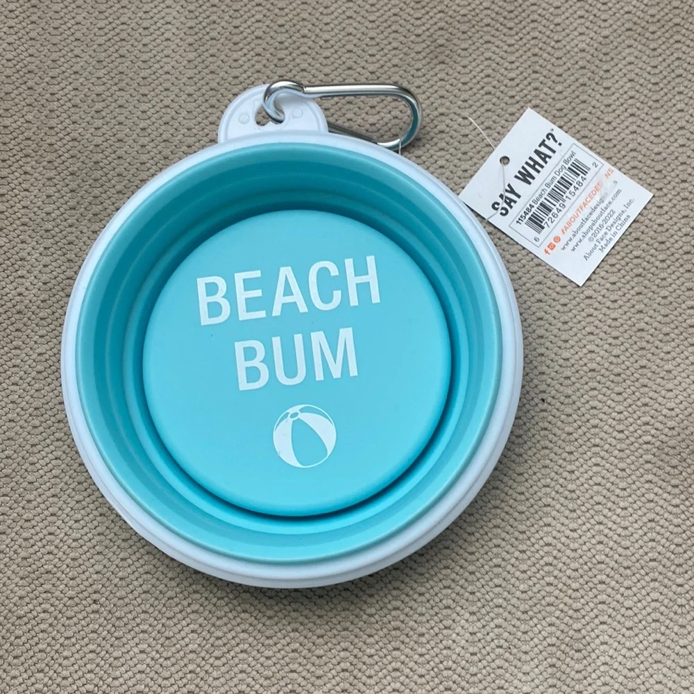Travel doggie bowl